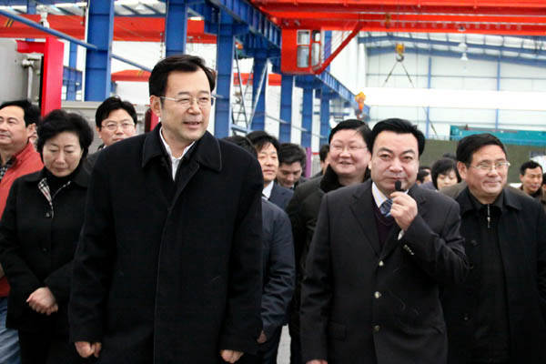 國家發(fā)改委副主任孫志剛來中德機(jī)床調(diào)研 國家發(fā)改委副主任孫志剛來中德機(jī)床調(diào)研